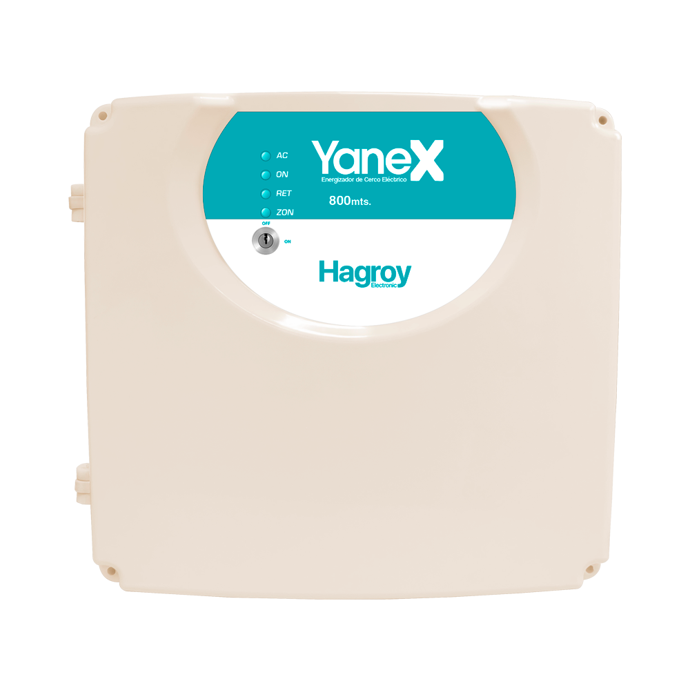 Energizador Yanex, eneregiza hasta 800m 1 zona cableada 32 inalambricas HG-YANEX800-220